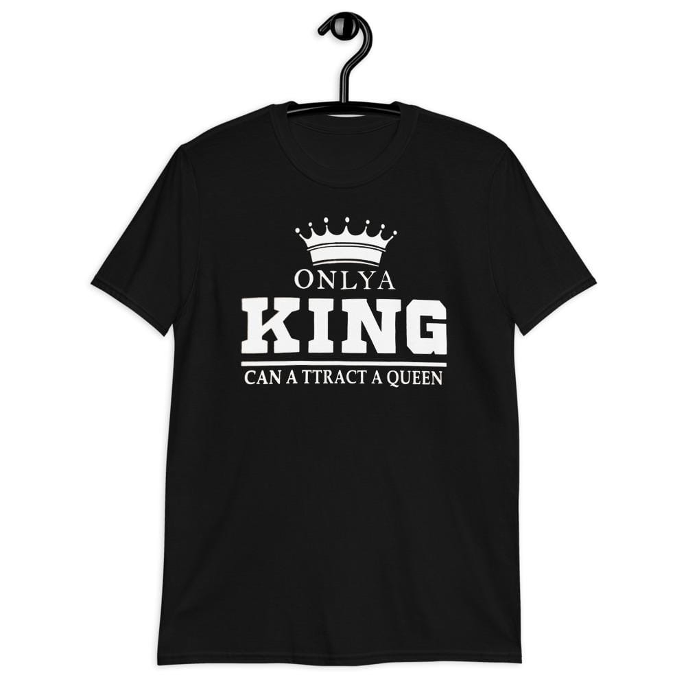 ElysMode Top Only A King Can Attract A Queen / M / Cotton Matching T-Shirts (King & Queen)