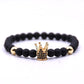 Elysmode Bracelet Golden King Queen Buddha Bracelet