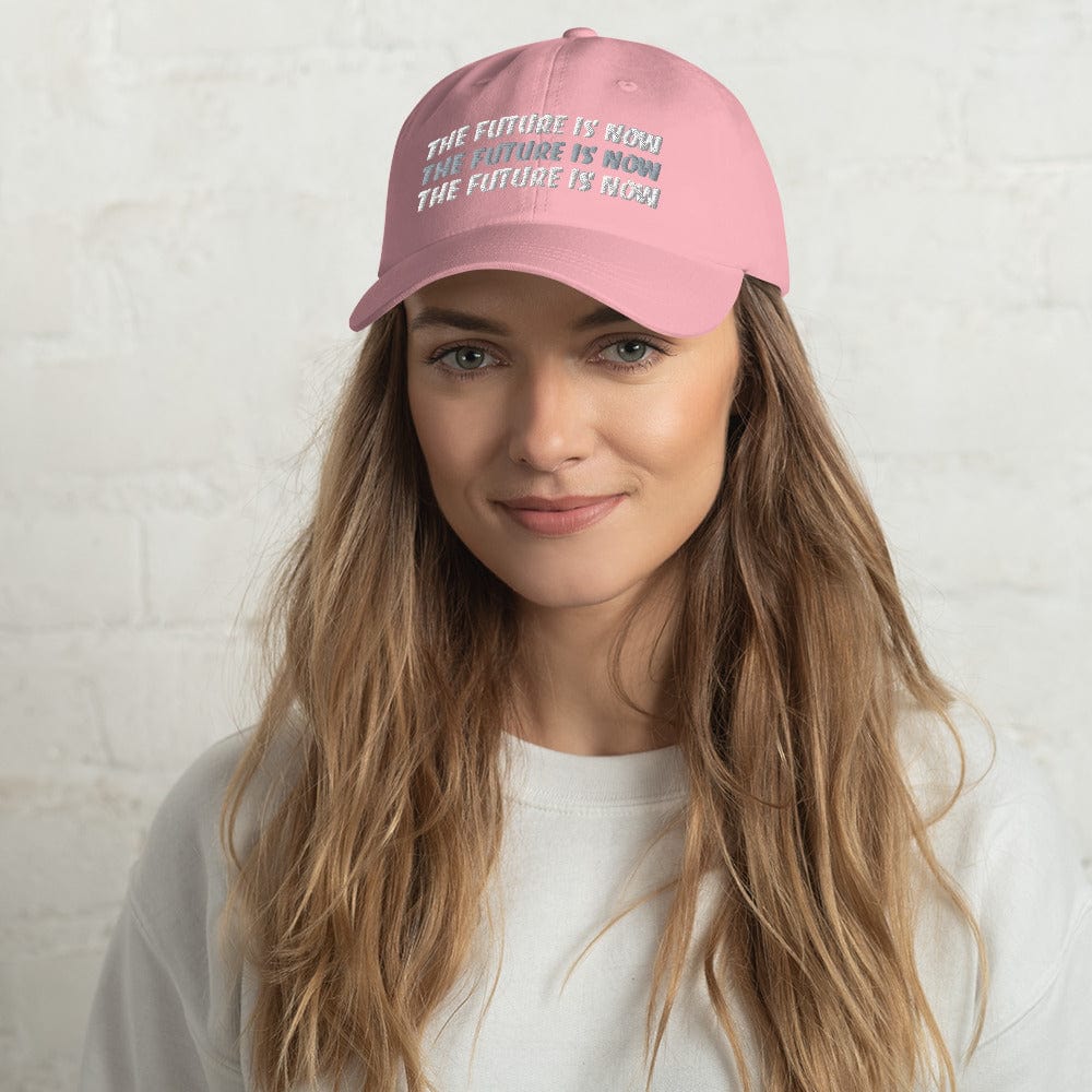 ElysMode Dad Hat Pink The Future is Now Hat