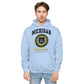 ElysMode Hoodies Light Blue / S Michigan fleece hoodie