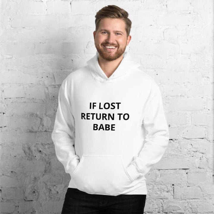 world of couple Hoodies If Lost Return To Babe / S Return To Babe Hoodies