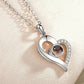 Necklace 100 Love Language Necklace world of couple Heart Silver 1 Necklace