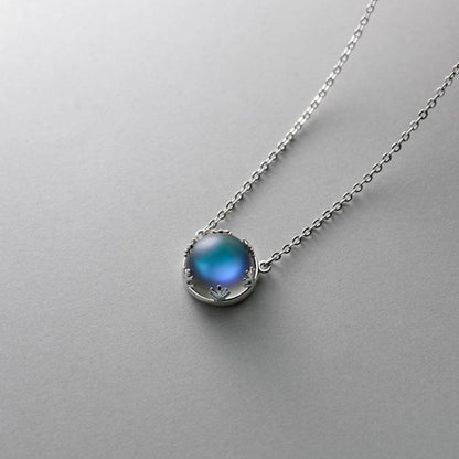 Elysmode Necklace Dark Blue Aurora Necklace