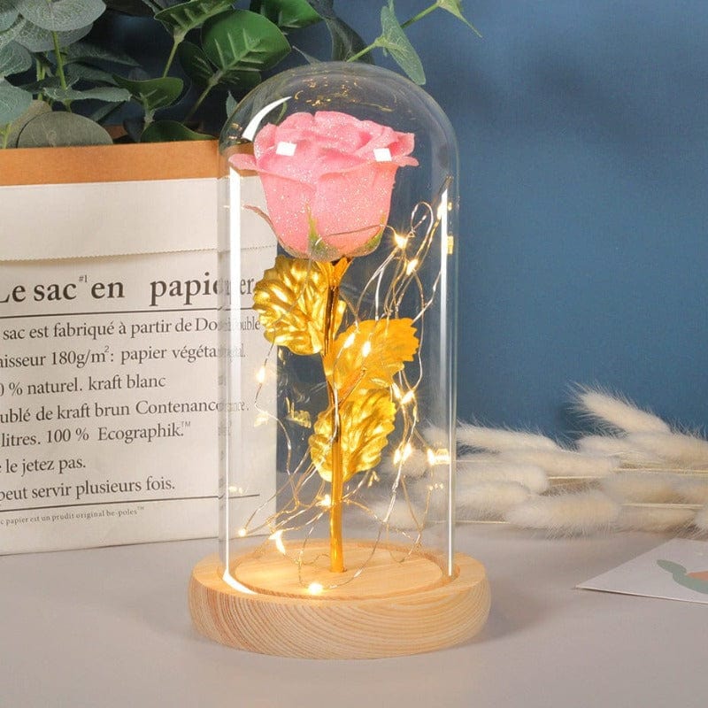 Elysmode Rose Lamp Enchanted Rose Lamp