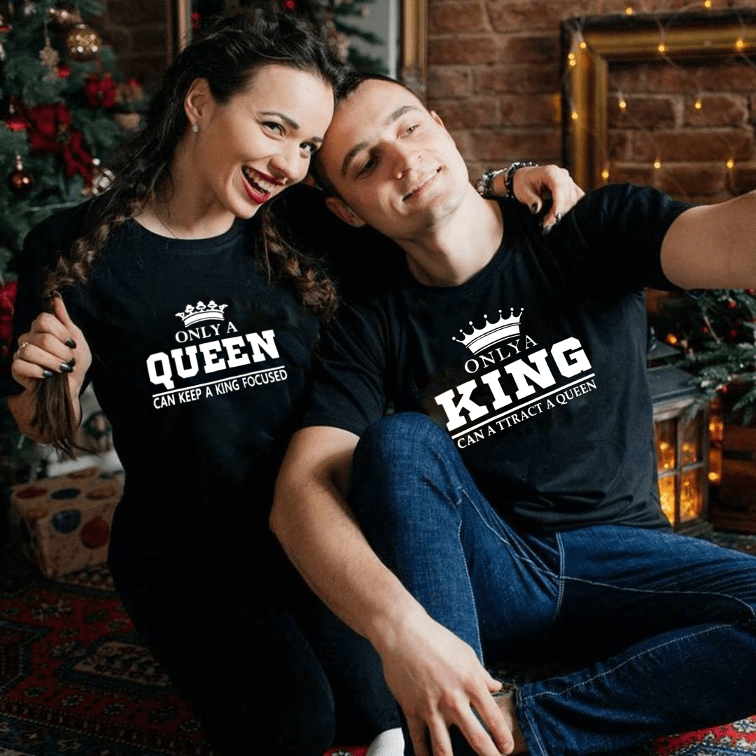 Elysmode Shirts Only A King & Queen