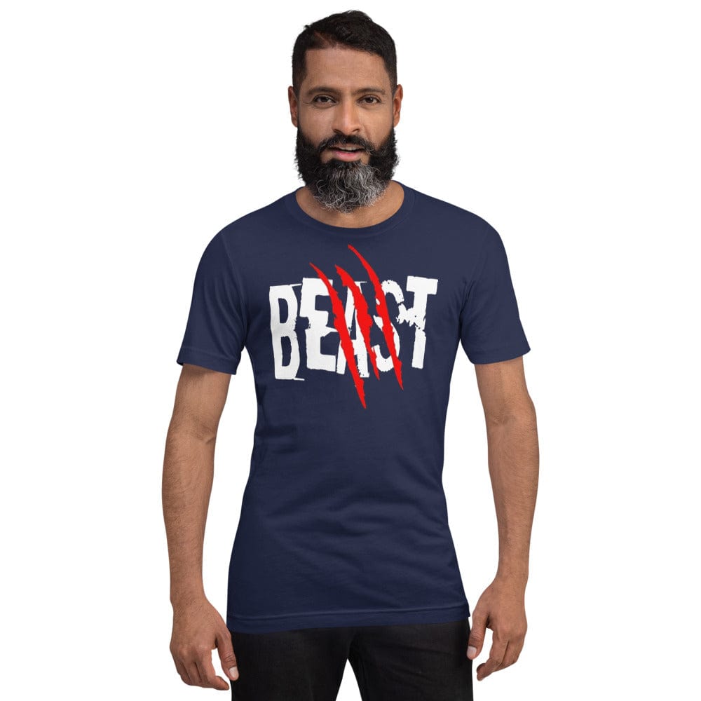 Elysmode Shirts & Tops Navy / XS Beast T-Shirt
