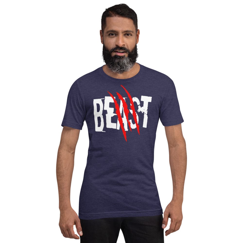 Elysmode Shirts & Tops Heather Midnight Navy / XS Beast T-Shirt