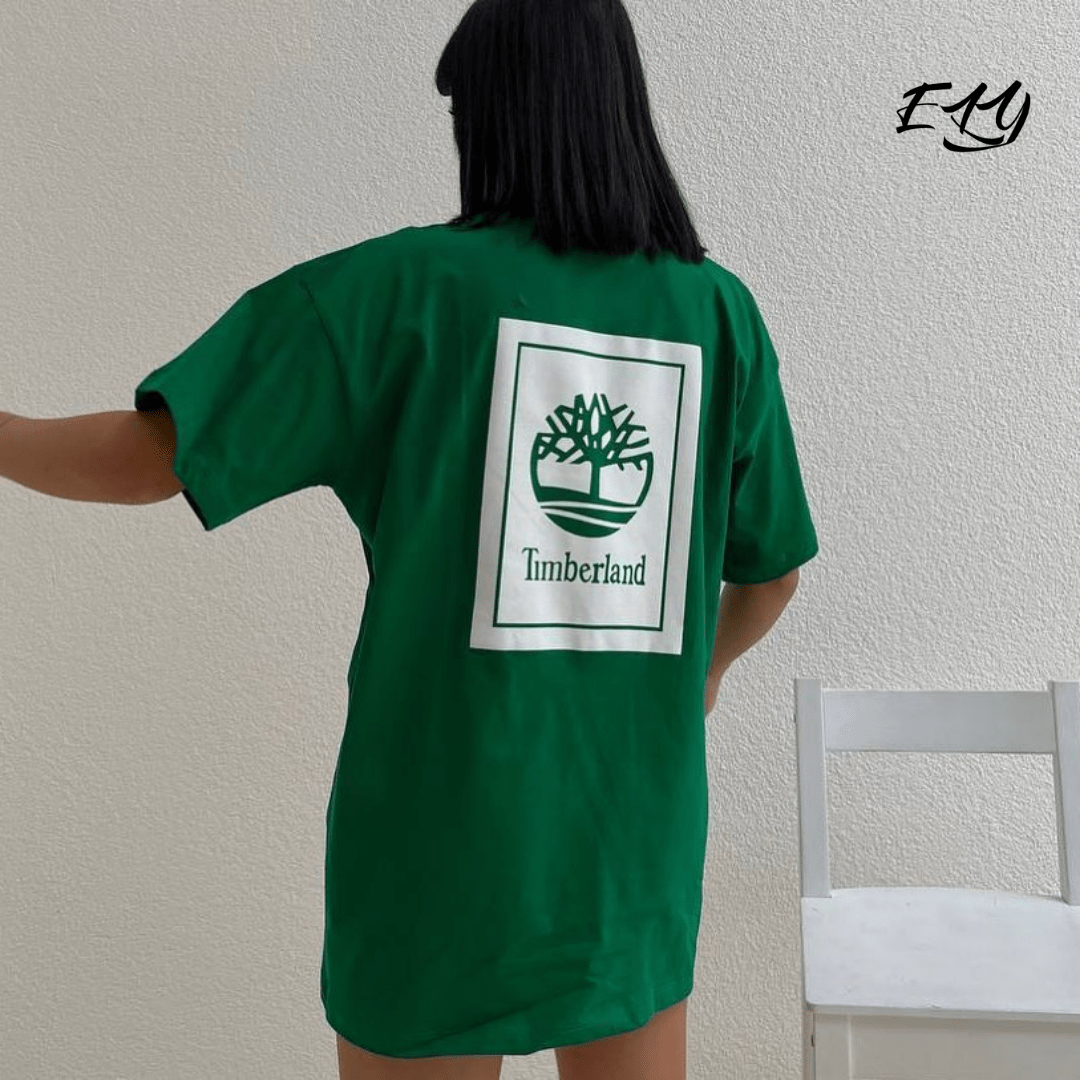 ElysMode Shirts & Tops M / Green Timberland