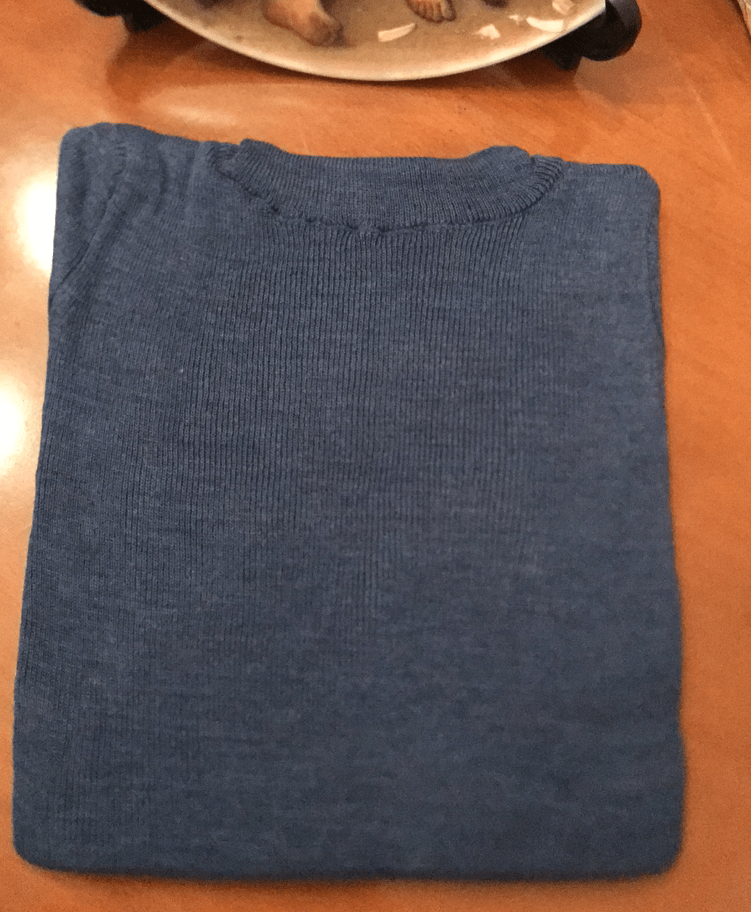 ElysMode Shirts & Tops DarkBlue Turtleneck Sweaters