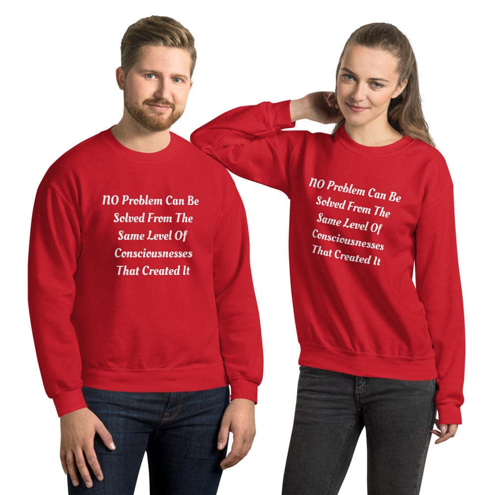 Elysmode Sweatshirts Red / S Inspirational Sweatshirt