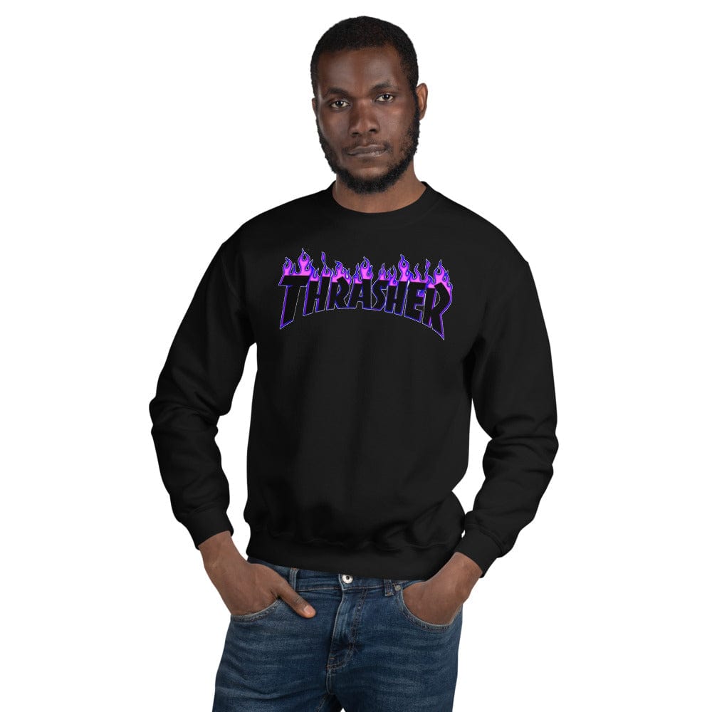 ElysMode Sweatshirts Black / S Thrasher Sweatshirt