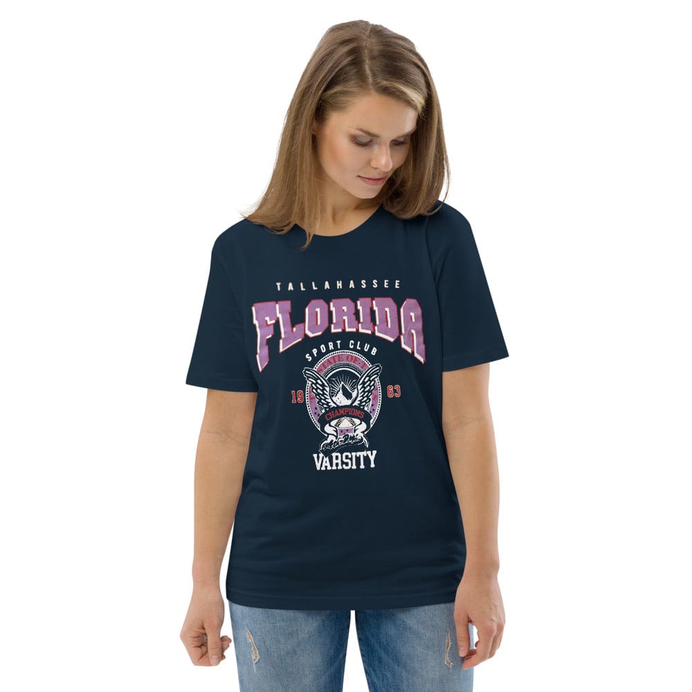 Elysmode T-Shirts French Navy / S Florida Organic T-Shirt