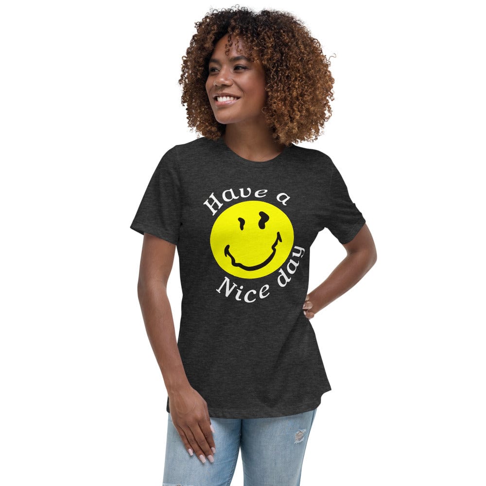 Elysmode T-Shirts Dark Grey Heather / S Have A Nice Day T