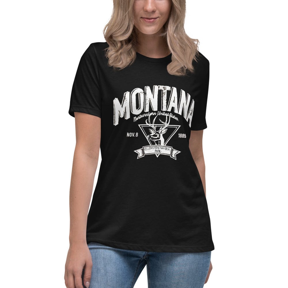 Elysmode T-Shirts Black / S Montana T-Shirt