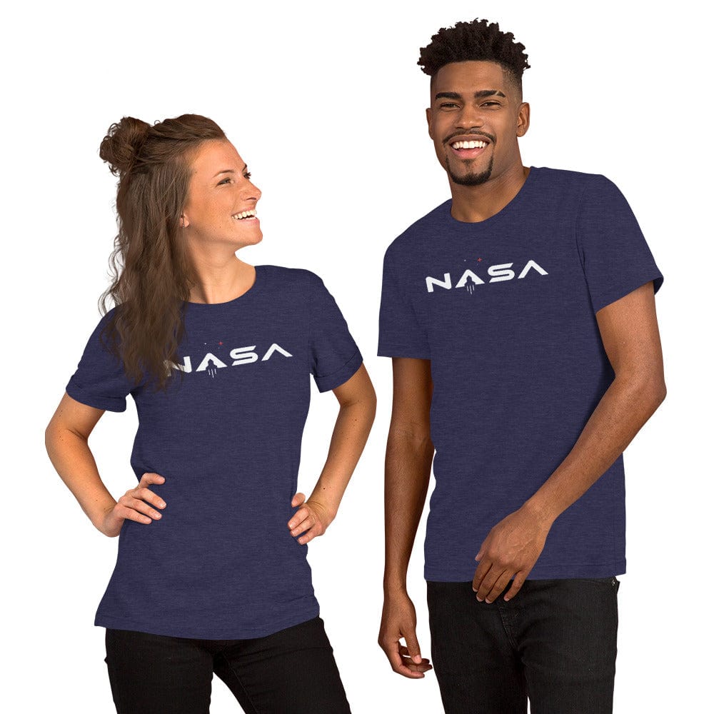 worldofcouple T-Shirts Heather Midnight Navy / XS NASA