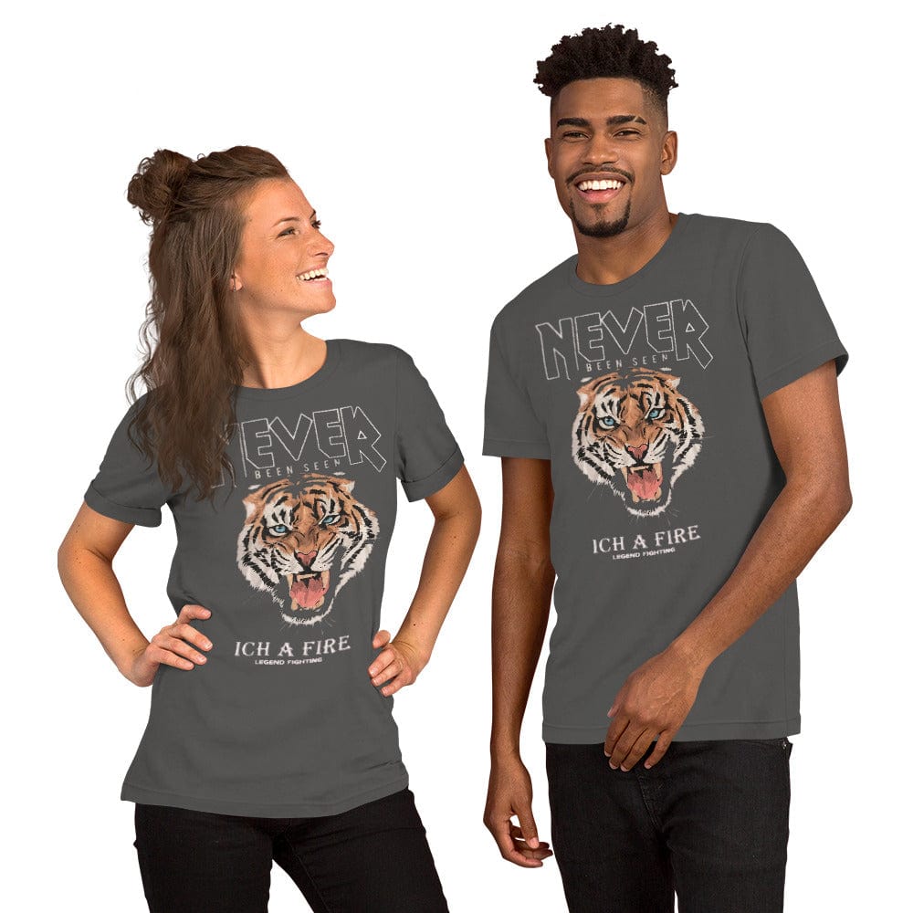 worldofcouple T-Shirts Asphalt / S Tiger Never Been Seen