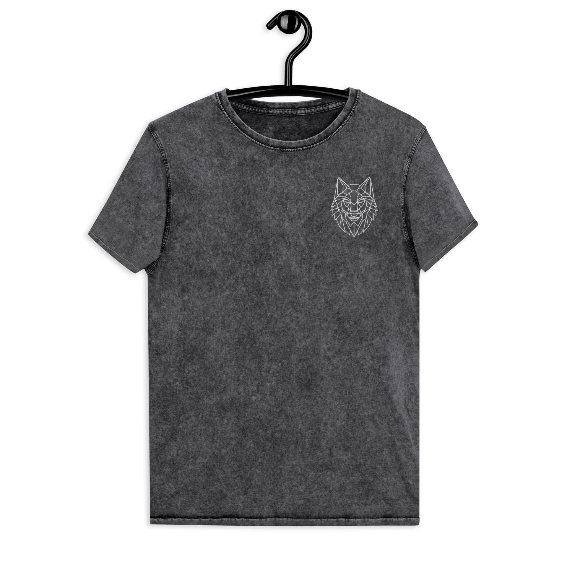 ElysMode Wolf Denim T-Shirt